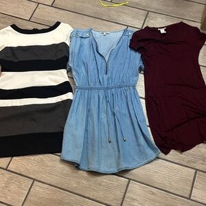 Stylish Women's Tops Collection - Black, Blue, and Burgundy